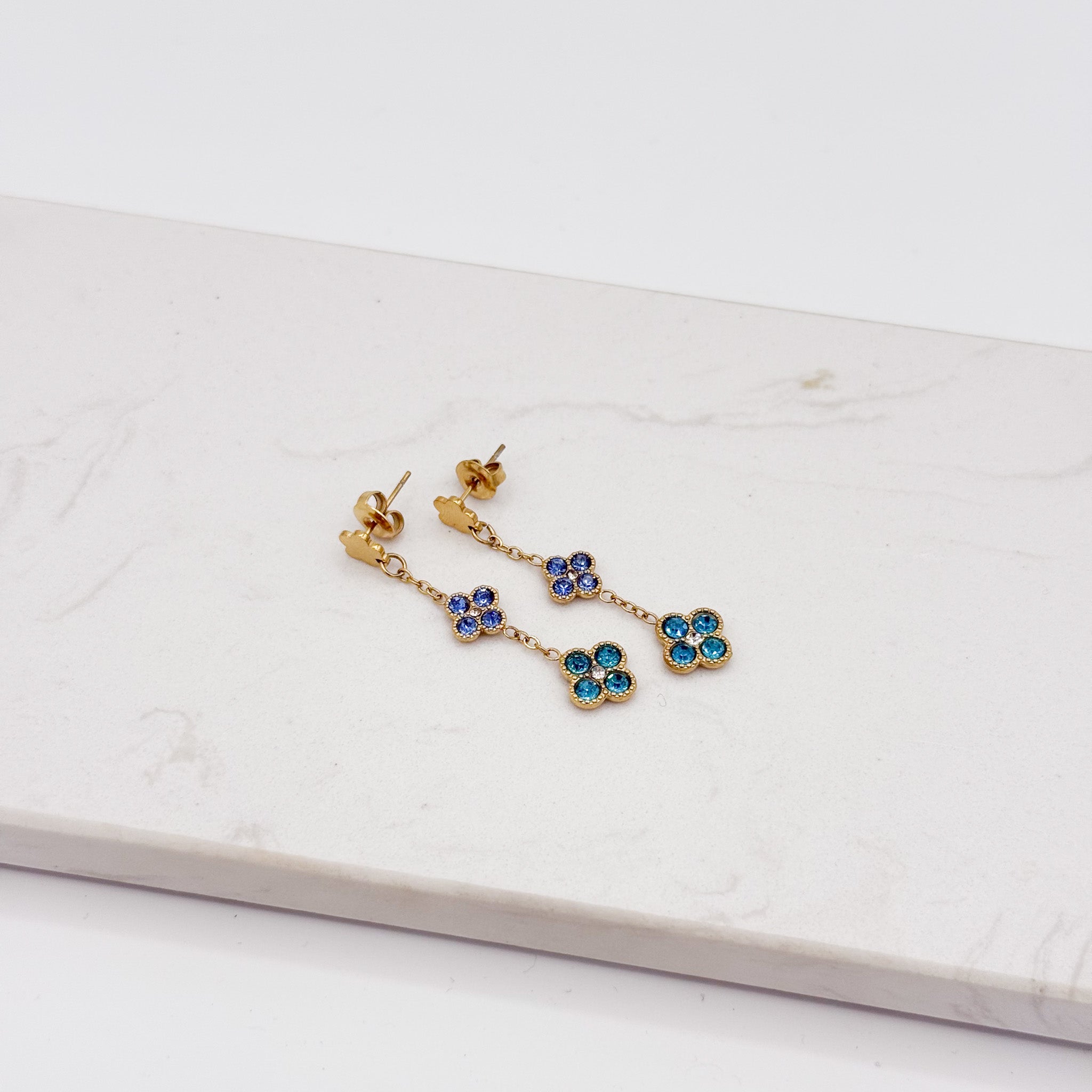 Boucles Rainbow Bleu