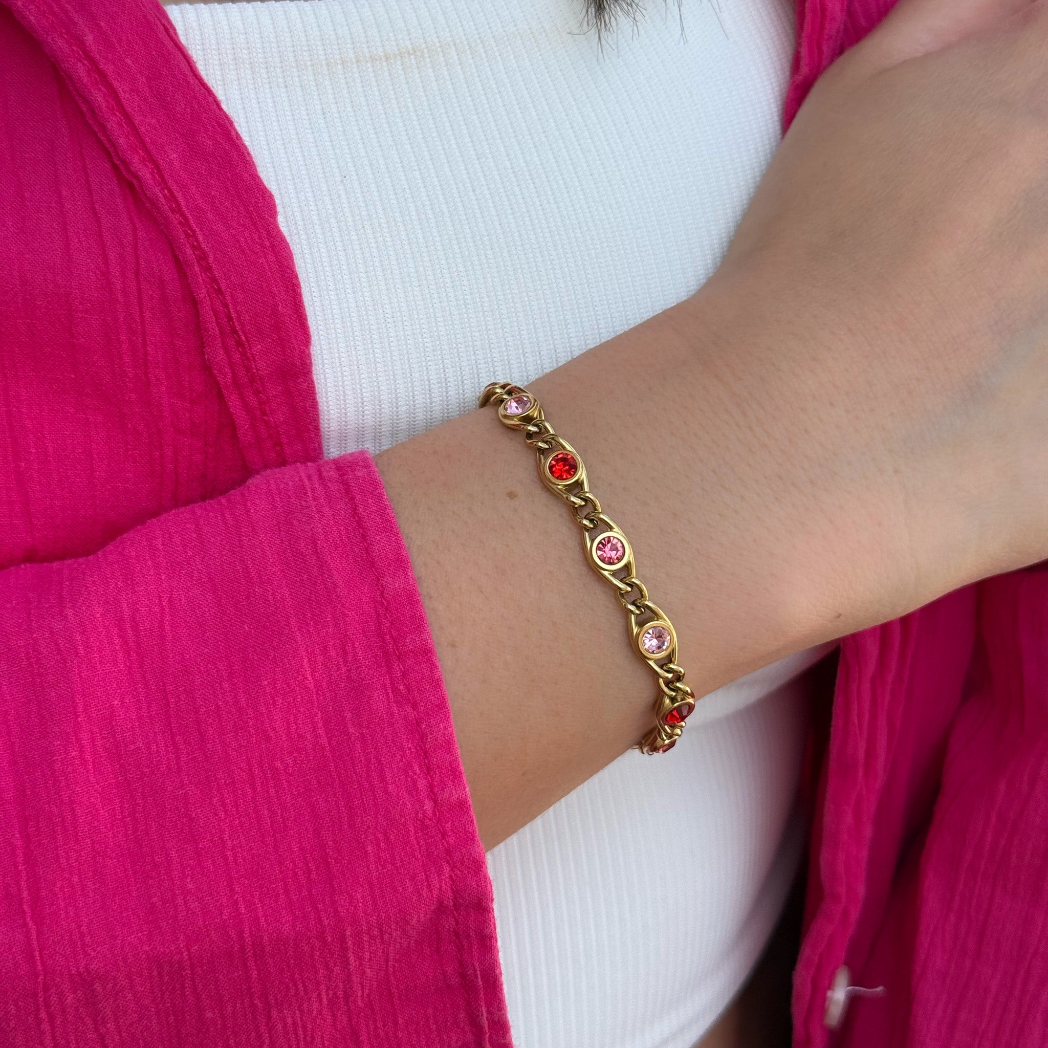 Bracelet Elyne Rouge