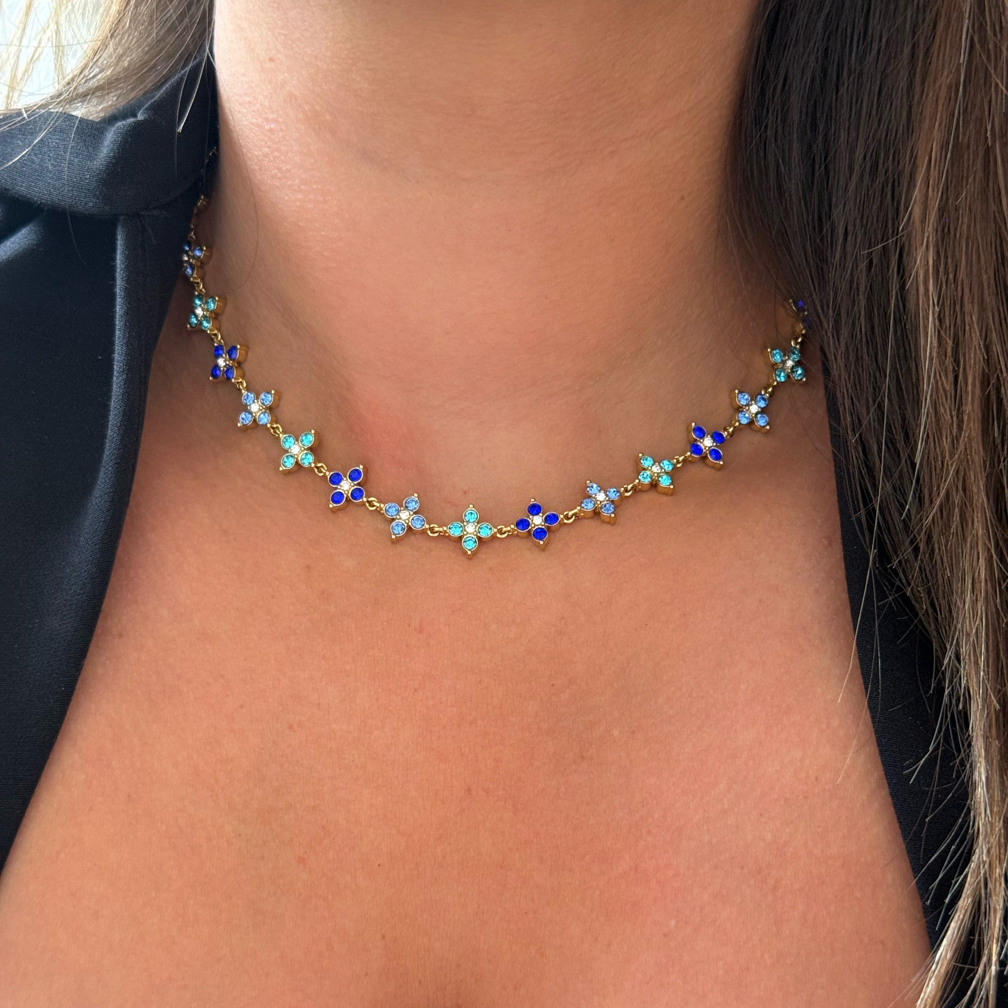 Collier Stelly Bleu