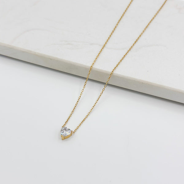 Collier Coeur d'or