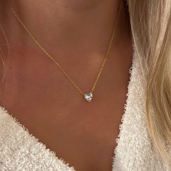 Collier Coeur d'or