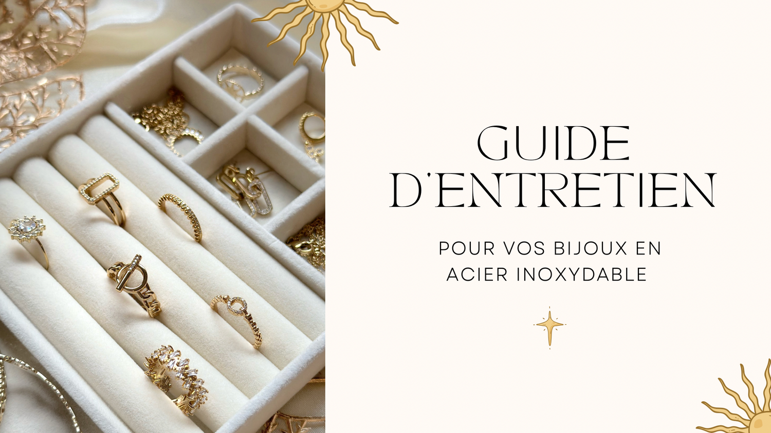 Guide d’entretien pour vos bijoux en acier inoxydable