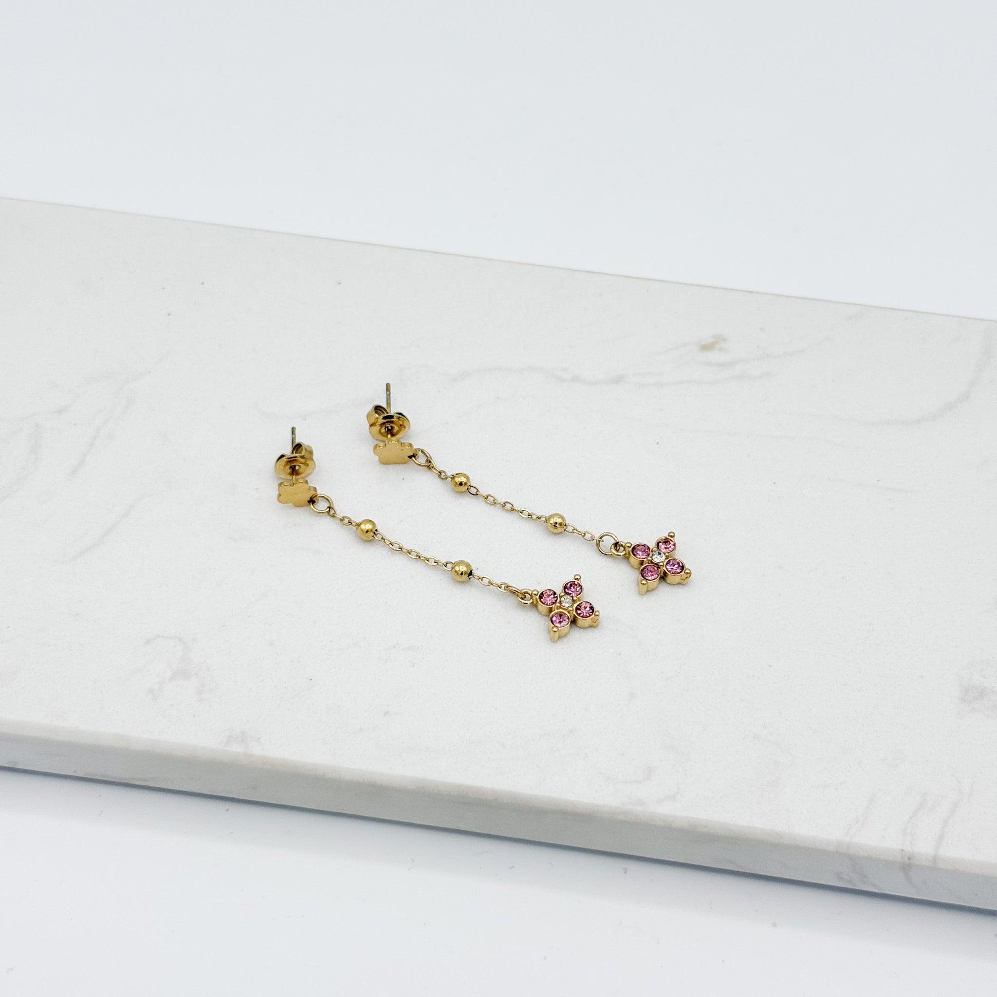 Boucles Stelly Rose
