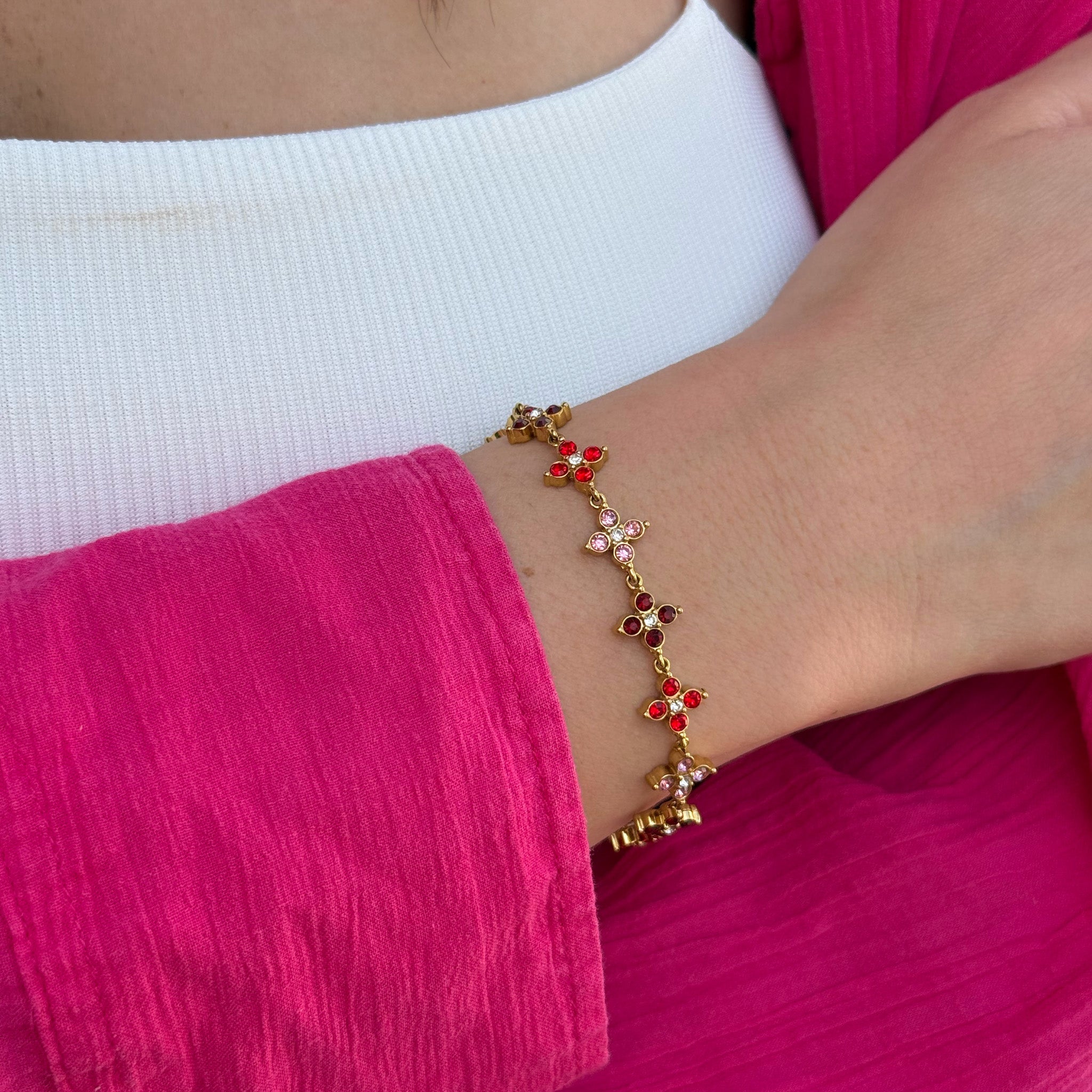 Bracelet Stelly Rouge