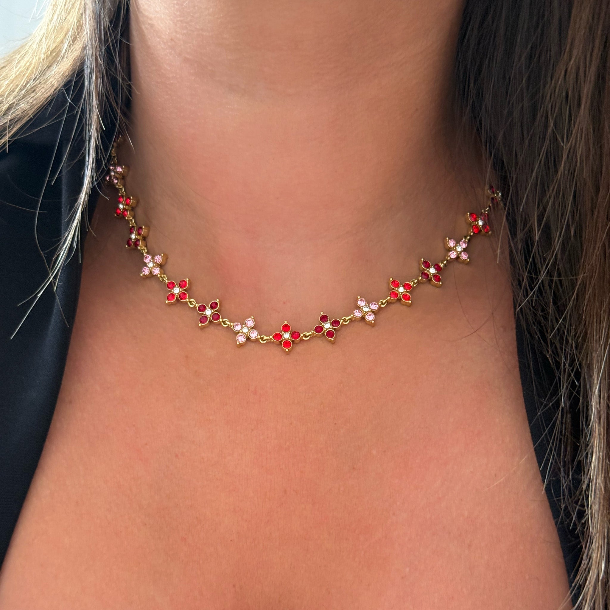 Collier Stelly Rouge